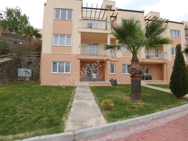 Kuşadası Golf & Spa Resort'ta Satılık Full Eşyalı Bahçe Katı 1+1