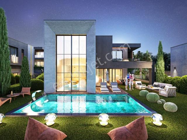 Kuşadası Yavansu Mevkiinde Deniz Manzaralı Ultralux 4+1 210m2 Müstakil Özel Havuzlu Villalar