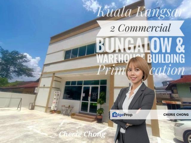 Kuala Kangsar 2 Commercial Bungalow & Warehouse Buildings Ample Parking Space Prime Location