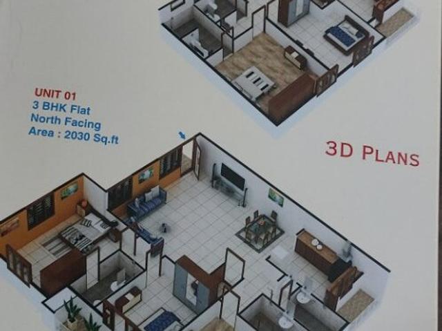 Kubera Properties 3 Bedroom 2030 Sq. Ft. Apartment in Annapurneshwari Nagar Bangalore Listing ID: #9462