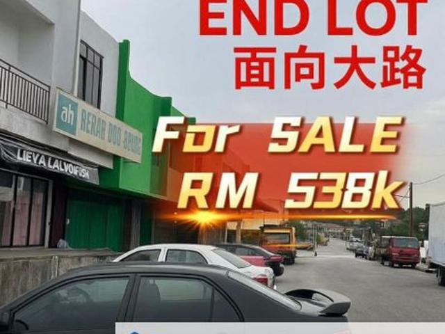 Kulai / Saleng / Taman Pancasila / Jalan Serunai 11 / Double Storey Shoplot End lot / Facing Main Road
