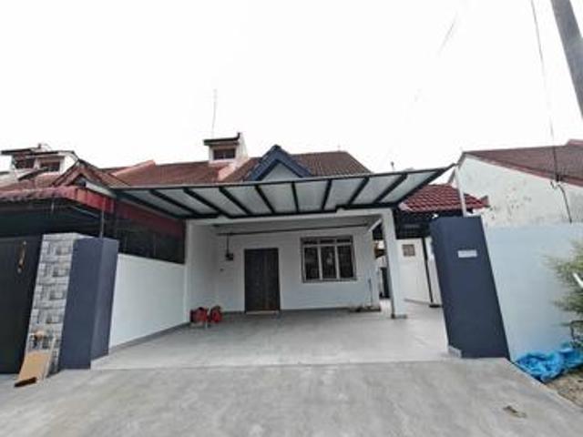 Kulai double storey cornerrenovated house