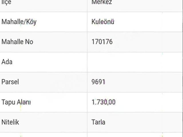 KULEÖNÜ MERKEZDE 1700m2 ARSA İÇİNDE MÜSTAKİL SATILIK EV