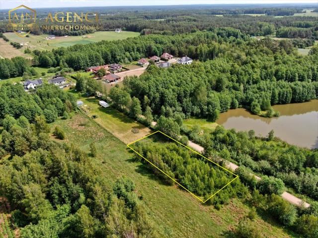 Działka 1240m² z mediami, zabudowa zagrodowa, Kuriany