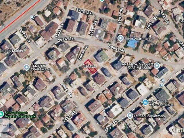KÜTÜKÇÜ'DE 238 M2 KONUT İMARLI SATILIK ARSA