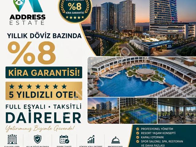 Kuzey Kıbrıs İskele Longbeach Bölgesinde %25 E Varan Kira Garantili Daireler