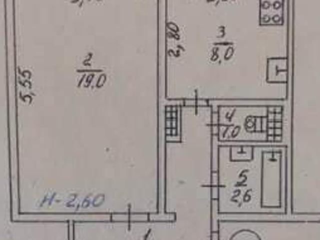 квартира 44 m2 Заречный