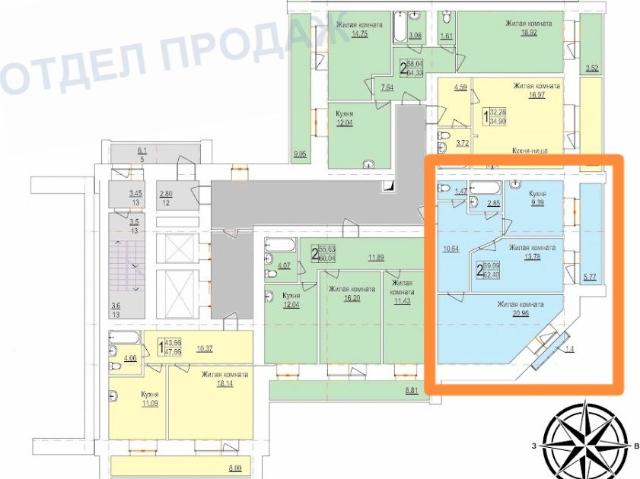 квартира 635 m2 Благовещенск