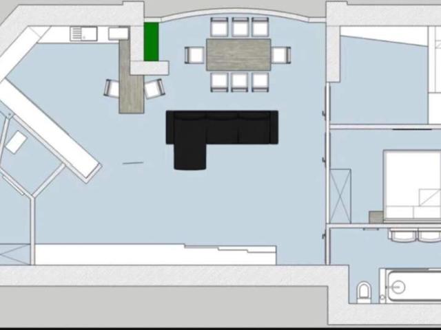 квартира 95 m2 Крепостной Фортечный