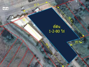 L156 ขายที่ดิน 1 2 80 ไร่ ต.ทุ่งสะโตก อ.สันป่าตอง จ.เชียงใหม่