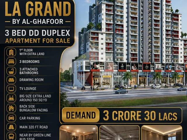 L A Grand DUPLEX 150 Yd Extra Land 1st
