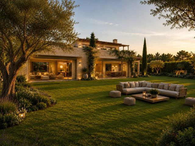 L’ART DE VIVRE TROPEZIEN AVEC JARDIN & TERRASSES XXL – MAJESTUEUX T3 3 pièces, 82 m²