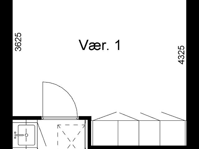 Lækker rækkehus med 1 vær