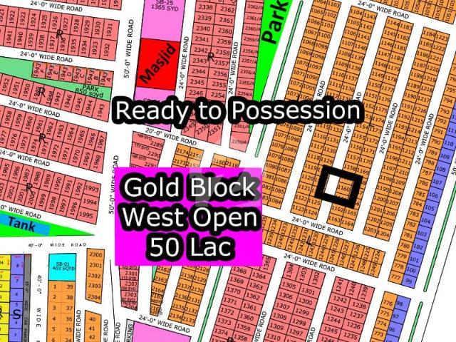 L 1160 West Open + Gold Block North Town Residency Phase 01 Surjani