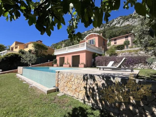 LA TURBIE: Maison, piscine, vue mer
