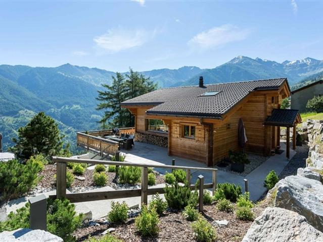 La Tzoumaz – Außergewöhnliches Chalet mit Panoramablick