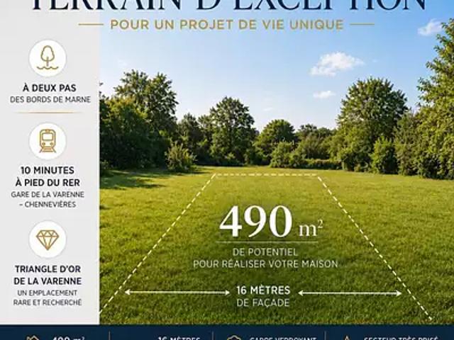 La Varenne Saint Hilaire 94210 Achat / Vente terrain
