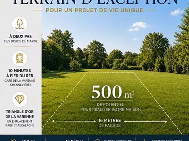 La Varenne Saint Hilaire 94210 Achat / Vente terrain
