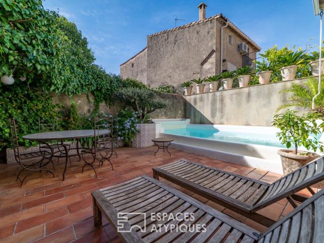 La vigneronne et son patio intime