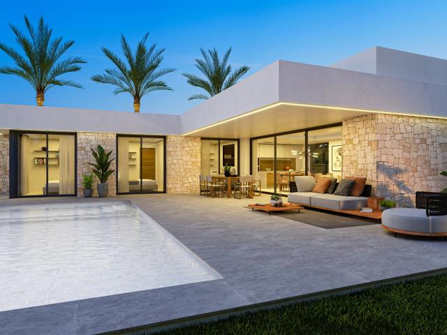 La Villa Alcipe es una vivienda de estilo moderno que cuenta. 151m² Dénia