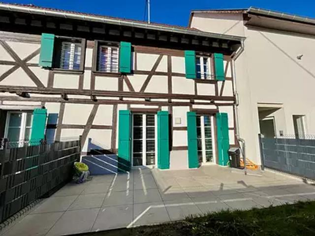 La Wantzenau 67610 Achat / Vente appartement 4 pièces t4 jardin terrasse