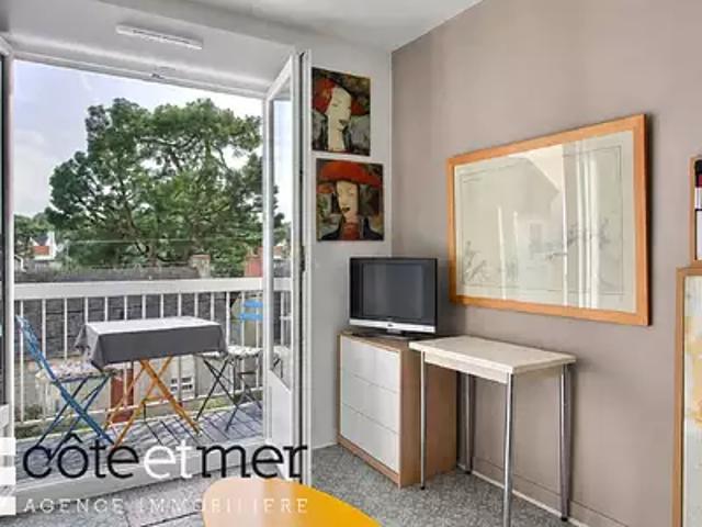 La Baule Escoublac 44500 Achat / Vente appartement 1 pièce t1 balcon