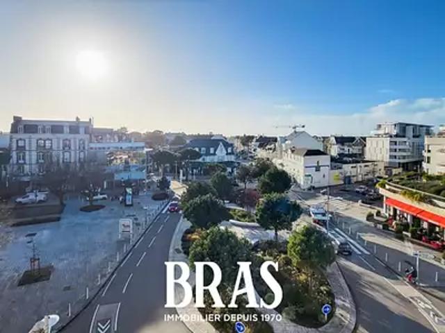 La Baule Escoublac 44500 Achat / Vente appartement 2 pièces t2 au dernier étage terrasse
