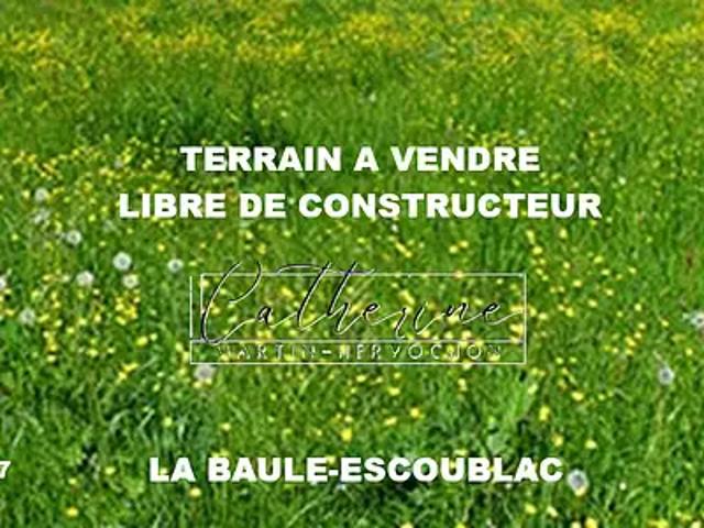La Baule Escoublac 44500 Achat / Vente terrain