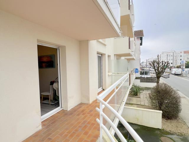 La Baule Investissement en viager occupé, appartement 3 pièces avec extérieurs, cave et garage en centre ville