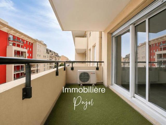 La Capelette T2 44m² climatisé avec garage et balcon