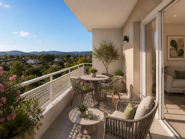 LA CIOTAT – T2 NEUF AVEC BALCON ET PRESTATIONS HAUT DE GAMME ! 2 pièces, 45 m²