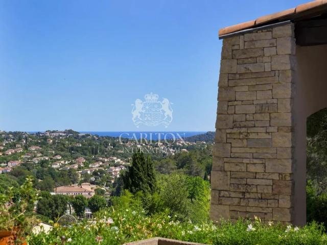 La Colle sur Loup Vue panoramique mer et Village 400m² La Colle sur Loup