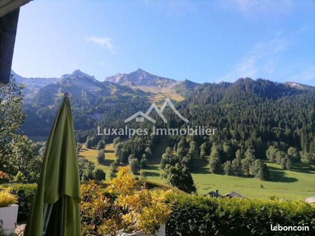 La Clusaz T2+garage avec vue magnifique sur la chaine des Aravis