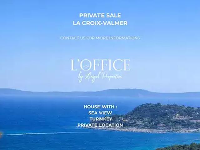 La Croix Valmer 83420 Achat / Vente maison 5 pièces t5 piscine