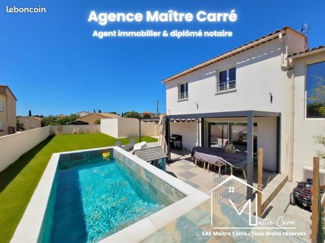 LA CRAU Villa R+1 138 m² 5 pièces ensoleillée, sans vis‑à‑vis, proche centre‑ville