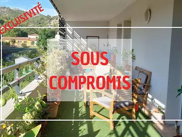 La Destrousse 13112 Achat / Vente appartement 3 pièces t3 au dernier étage parking