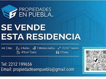 La Elegancia Clásica que Mereces en San Martín Texmelucan Venta de Residencia