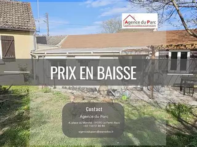 La Ferté Alais 91590 Achat / Vente maison 4 pièces t4