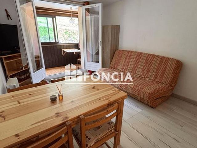 La foux d'allos coeut de station residence pont du verdon, studio cabine offrant 4/5 couchages avec acces a toutes les commodites, loggia, parking et