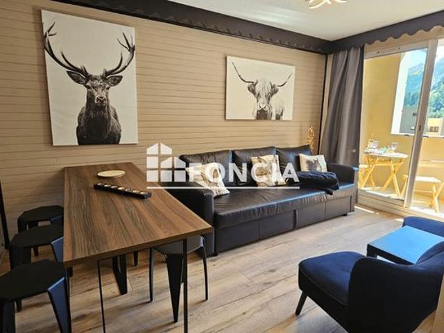 La foux, superbe appartement t3 avec 2 chambres terrasse tres bien exposee vue degagee sur la station et les pistes, residence recente avec ascenseur