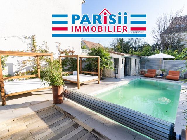 LA FRETTE SUR SEINE Maison entièrement rénové 155m2 PISCIN