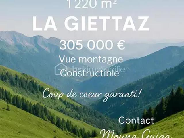 La Giettaz 73590 Achat / Vente terrain