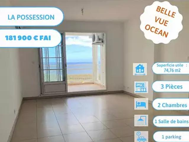 La Possession 97419 Achat / Vente appartement 3 pièces t3