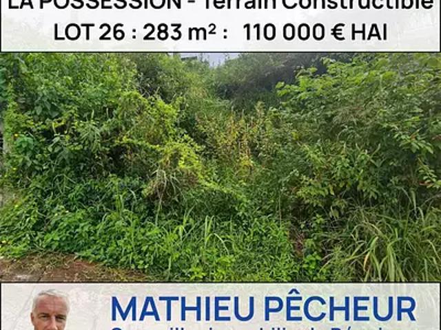 La Possession 97419 Achat / Vente terrain