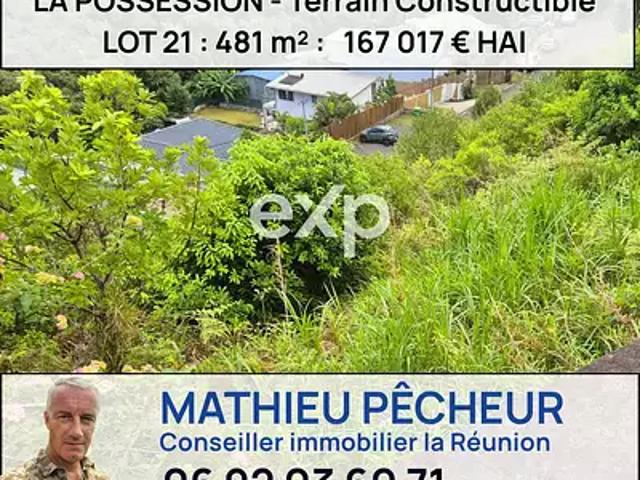 La Possession 97419 Achat / Vente terrain