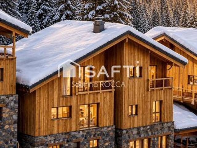 LA PLAGNE – CHALET INDIVIDUEL 142 m² – 6 CHAMBRES – ESPACE BIEN ÊTRE – SKIS AUX PIEDS – DOMAINE SKIABLE PARADISKI