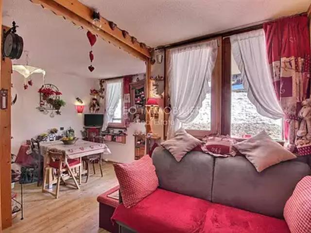 La Plagne Tarentaise 73210 Achat / Vente appartement 1 pièce t1 terrasse