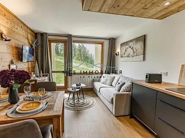La Plagne Tarentaise 73210 Achat / Vente appartement 2 pièces t2 terrasse