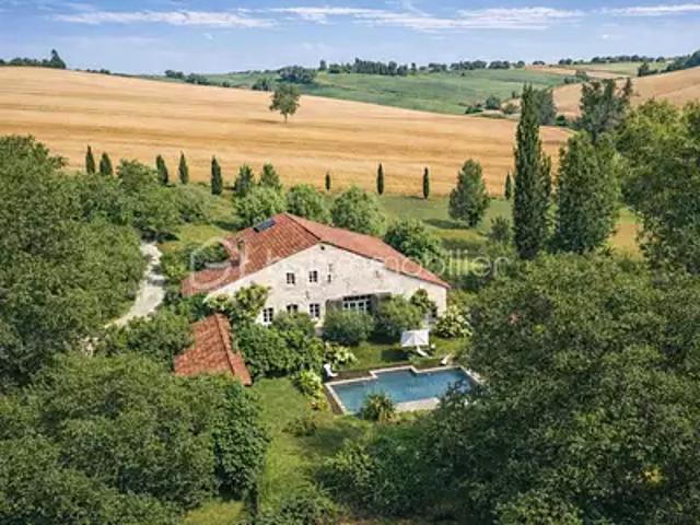 La Romieu 32480 Achat / Vente maison 10 pièces t10 piscine terrasse
