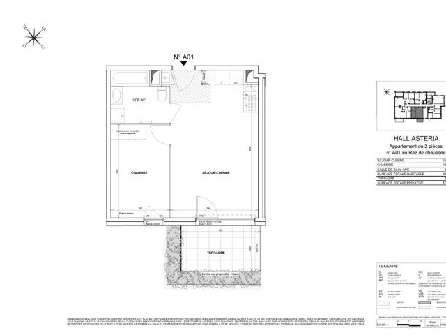 La Roche Sur Foron A vendre Appartement T2 de 40.65 m²